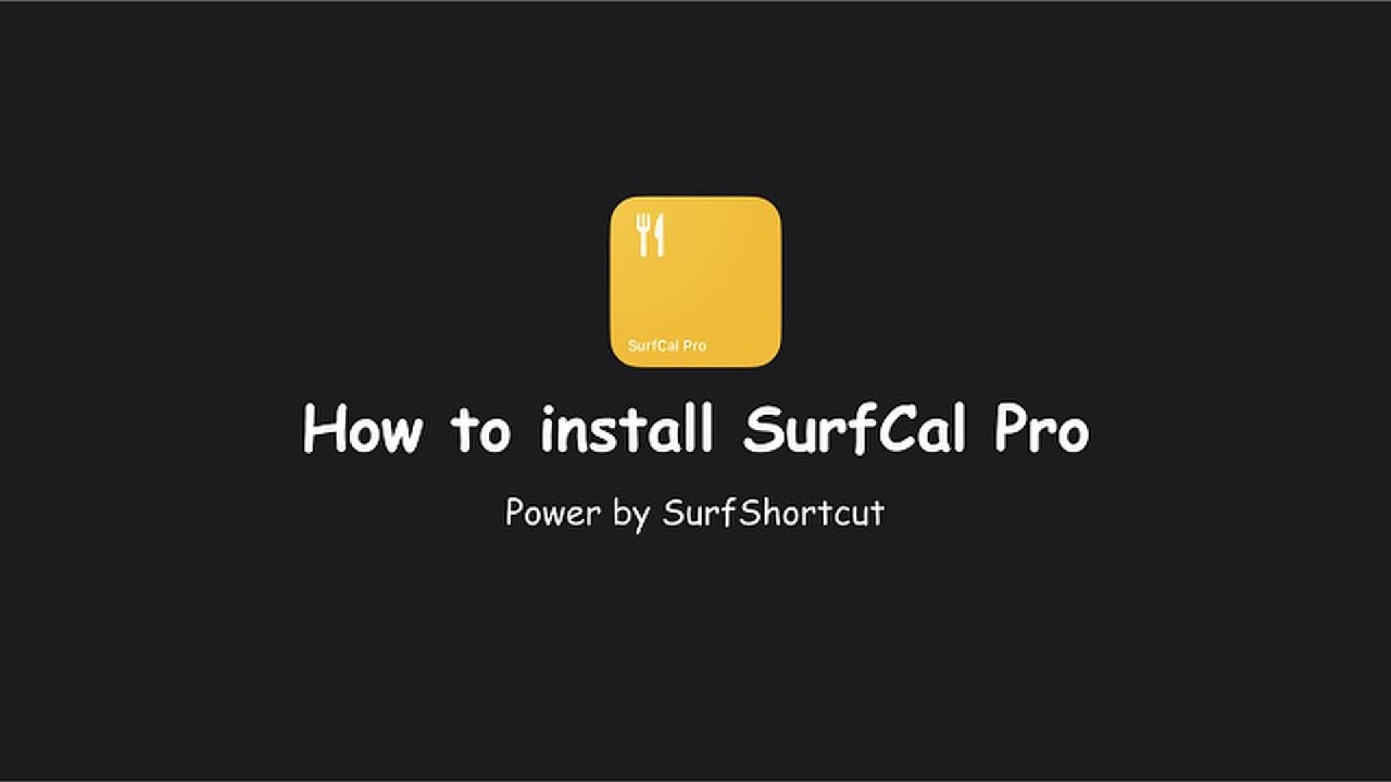 Getting Started with SurfCal Pro